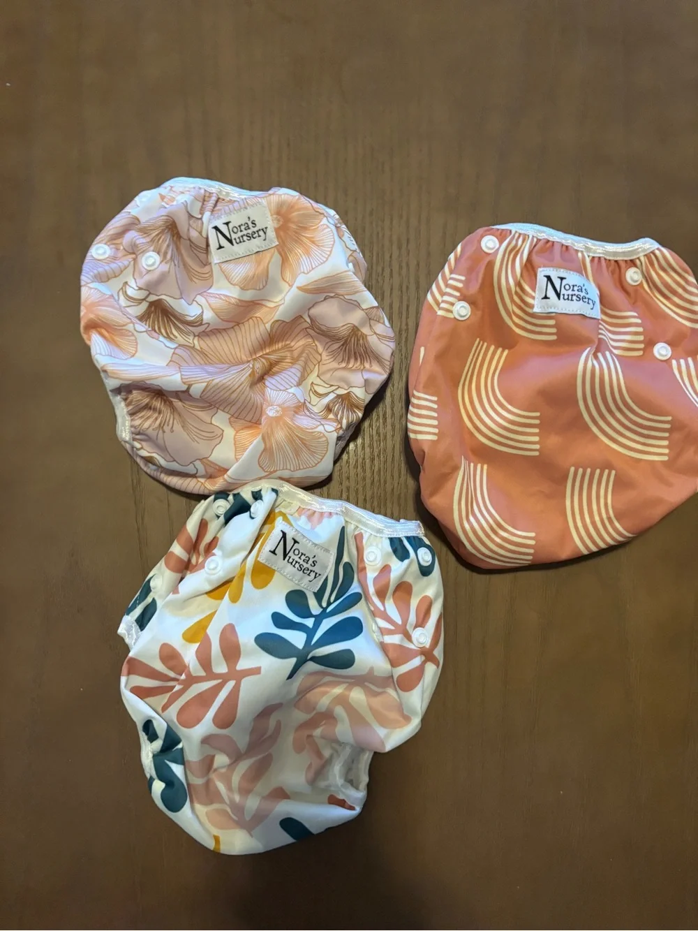 Nora’s nursery swim diaper set of three brand new